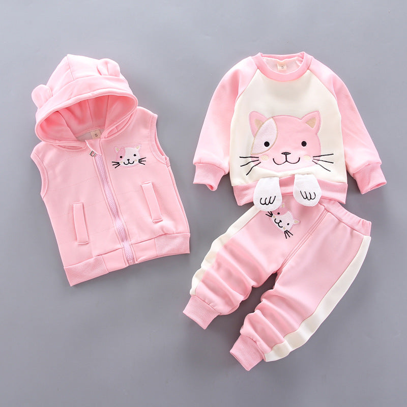 Children's Clothing Baby Three Piece Set