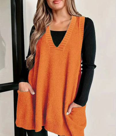Loose Plus Size Sleeveless Pullover Casual Fashion