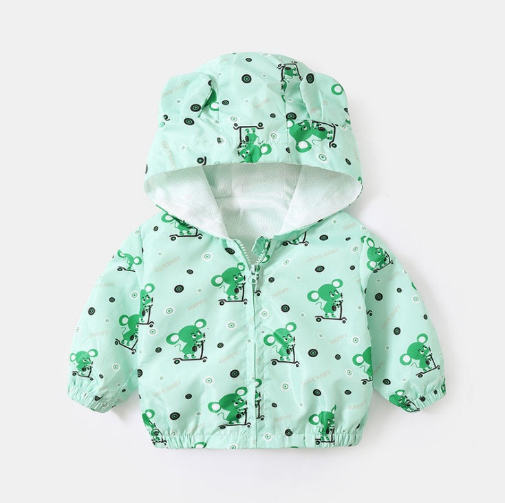Autumn and Winter clothes Baby Plush Cartoon Baby Coat