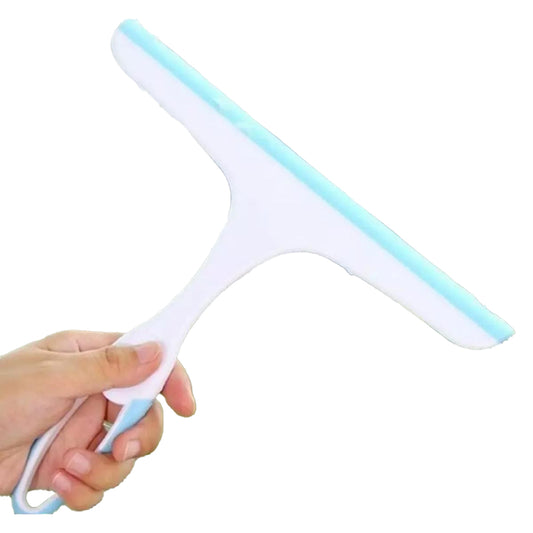 Glass wiper, T-handle, can easily scratch the glass, mirrors, tiles on the water stains, clean without leaving marks;