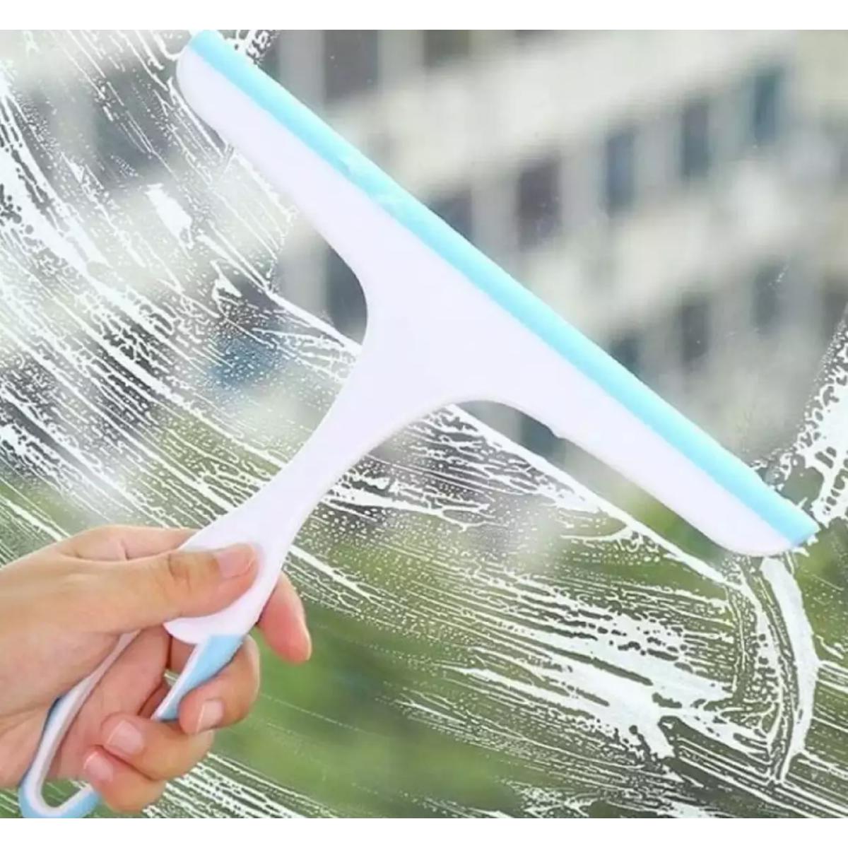 Glass wiper, T-handle, can easily scratch the glass, mirrors, tiles on the water stains, clean without leaving marks;