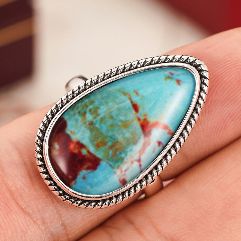 Women's Retro Simple And Exaggerated Ring