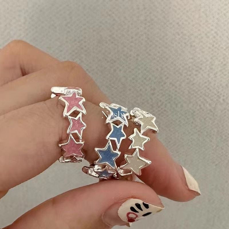 Ultra-sweet Star Ring For Women Delicate Sweet And Cool