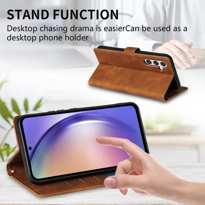 Applicable S24S23 Wallet Card Flip Leather Case Phone Case