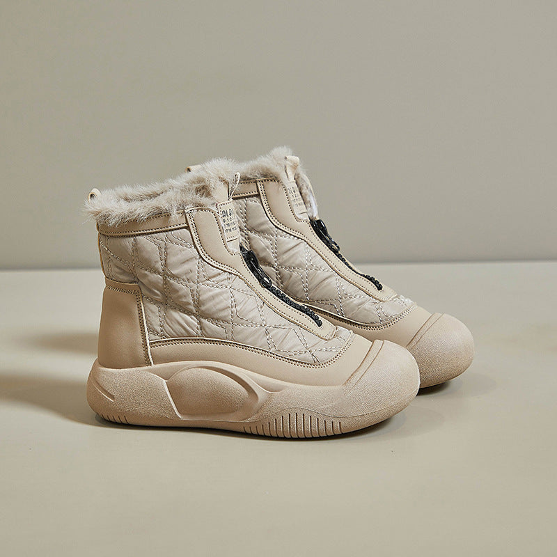 Women's Warm Casual Fleece-lined High-top Snow Boots