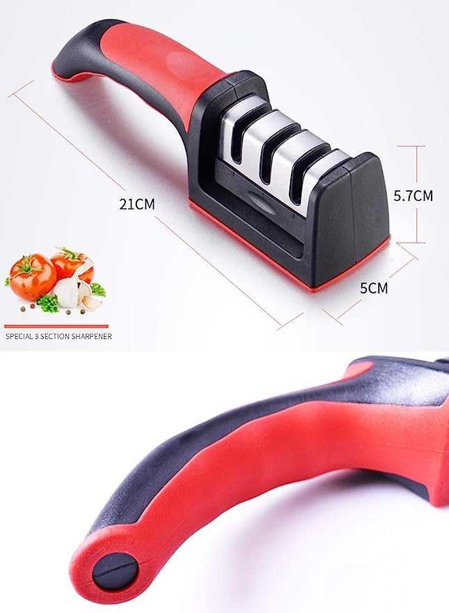 Household Knife Sharpener Kitchen Multi Functional Three Section Cutter Diamond Cutter Sharpening