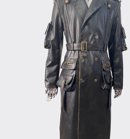 Men's Motorcycle Plus Size Leather Jacket