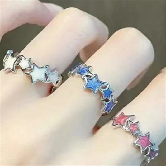 Ultra-sweet Star Ring For Women Delicate Sweet And Cool