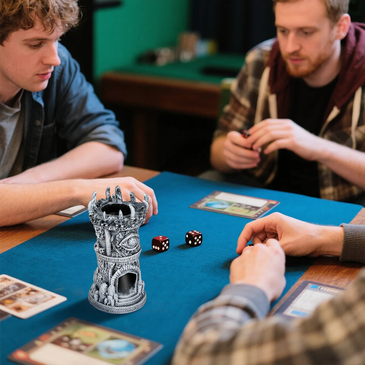 Fantasy - Themed Cyclops Beholder Dice Tower - Resin Craftsmanship, Perfect For Gaming Gatherings