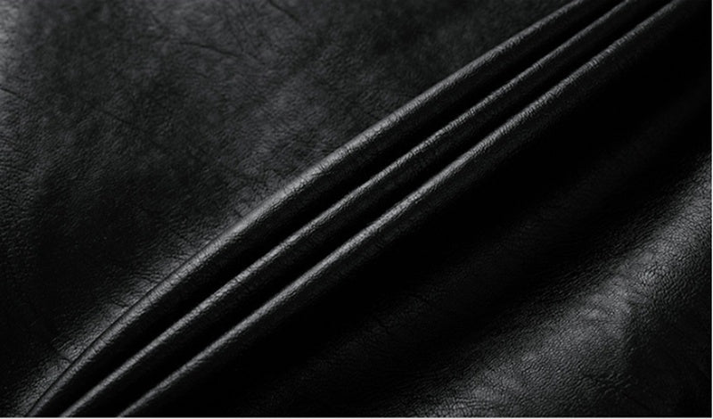 Spring And Autumn New Men's Washed PU Leather Jacket