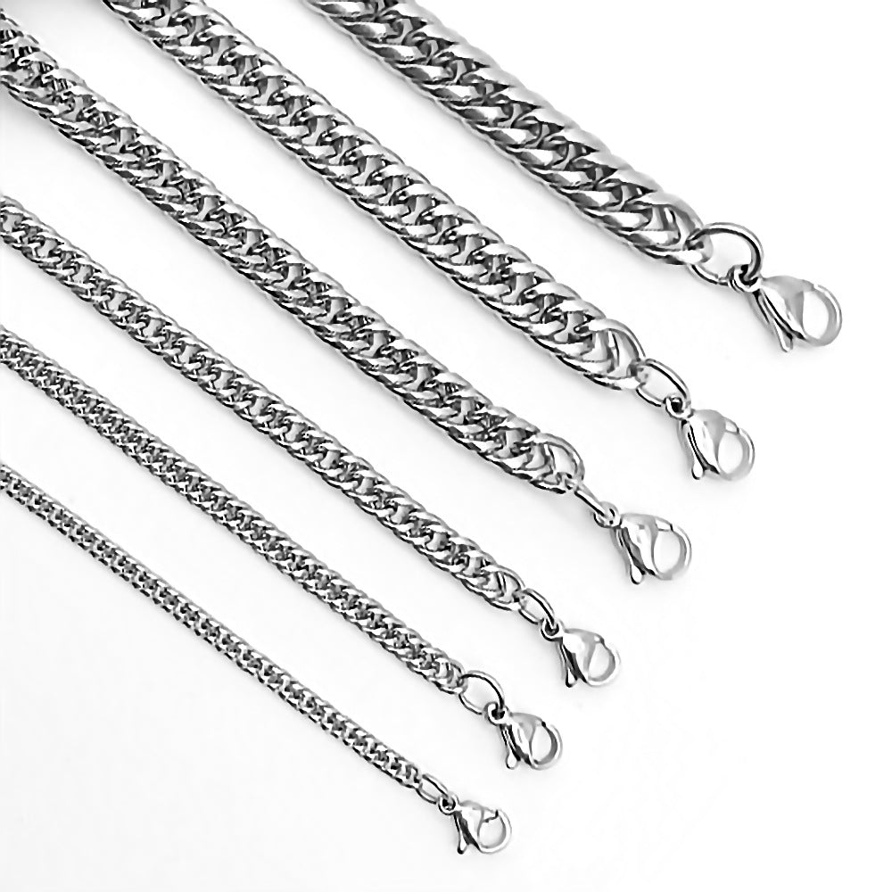 Titanium Steel Necklace For Men That Wont Fade