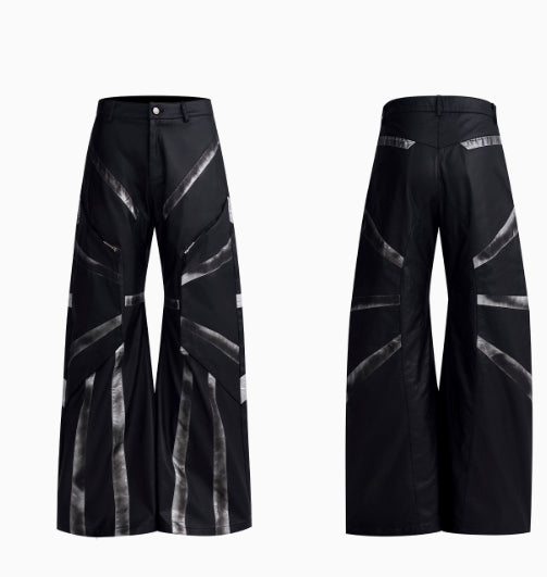 Black Dirty Short Leather Jacket Coat