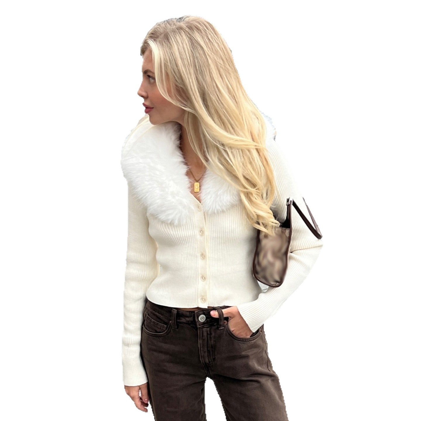 New Slim Fit Slimming Long Sleeves Sweater Coat