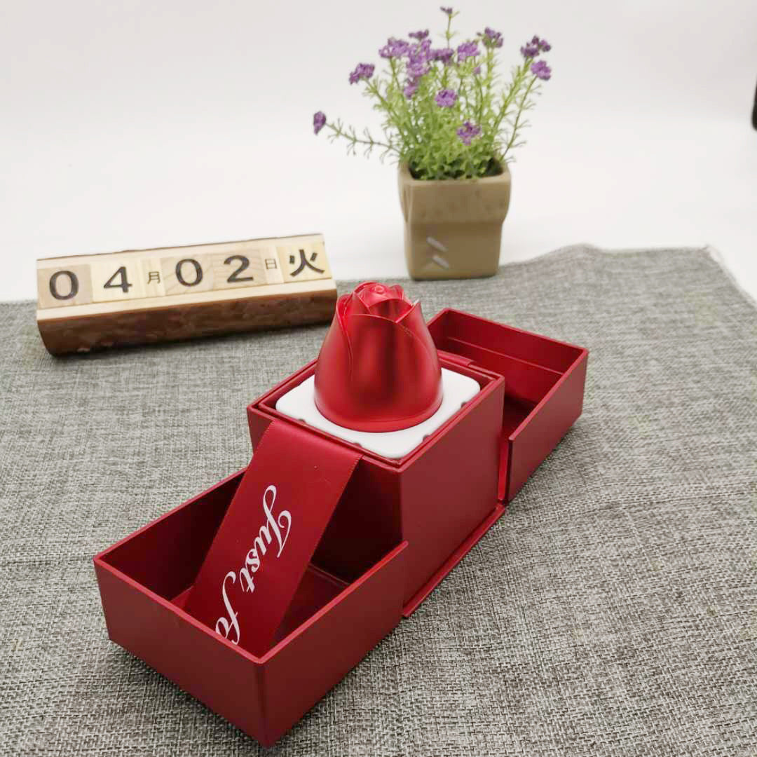Rose Flower Lifting Gift Box Tanabata Festival Jewelry Painting Lifting Gift Box