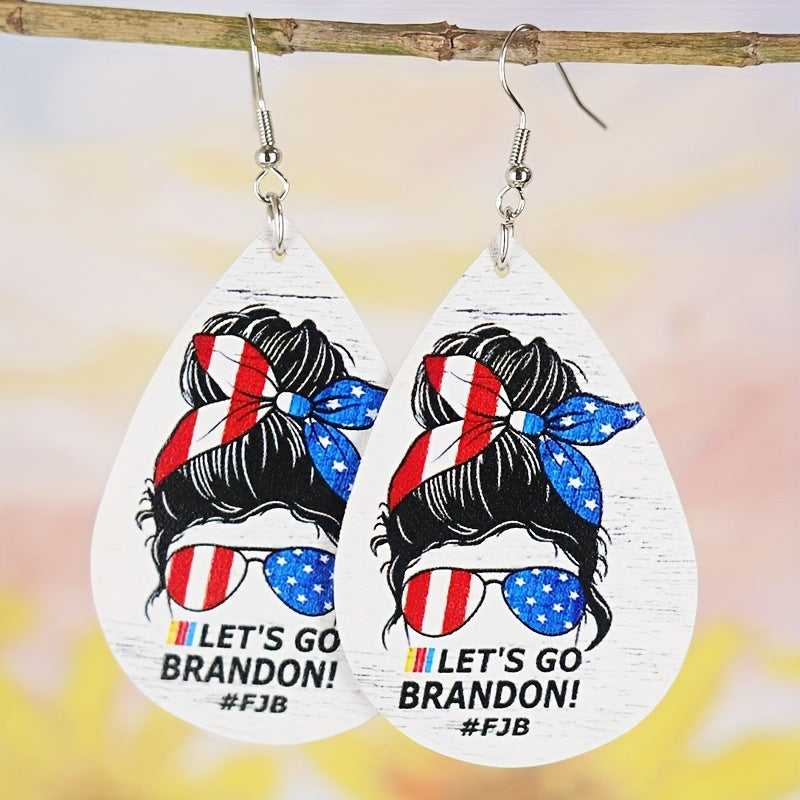 Womens Sunflower And Five-Pointed Star Earrings