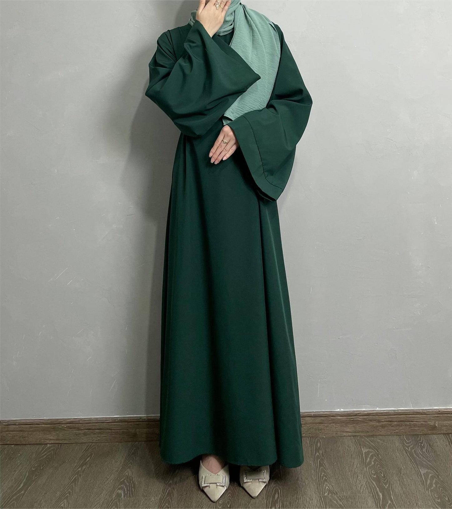 Middle East Dubai Turkey Multi-color Plus Size Women's Dress