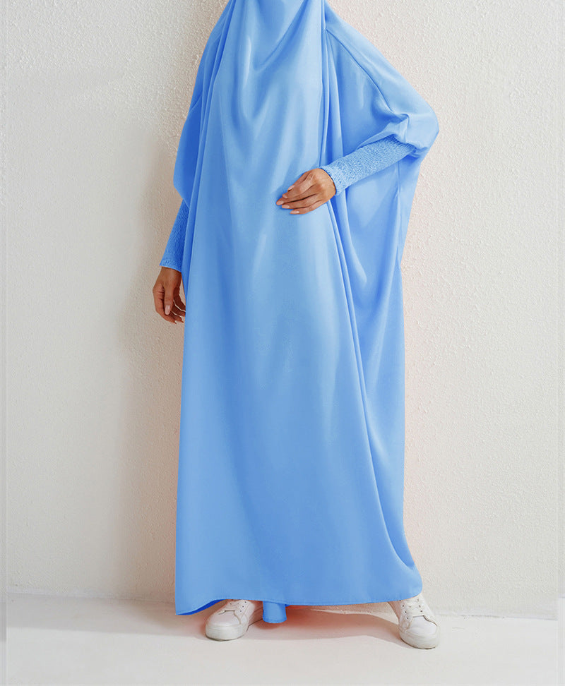 Dubai Middle East Turkey Swing Solid Color Robe Dress Robe