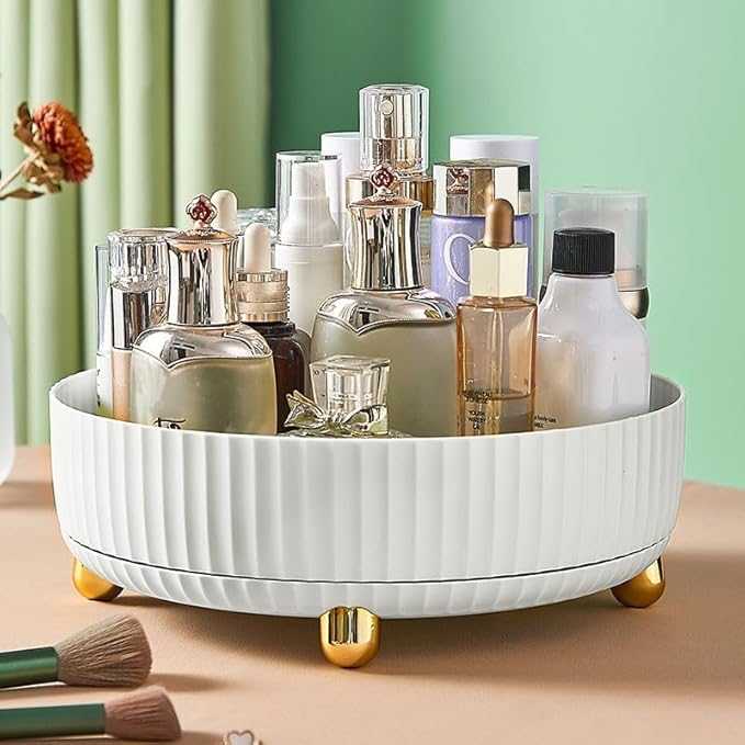 360° Rotating Spice Rack Organizer – Multi-Functional Lazy Susan for Kitchen