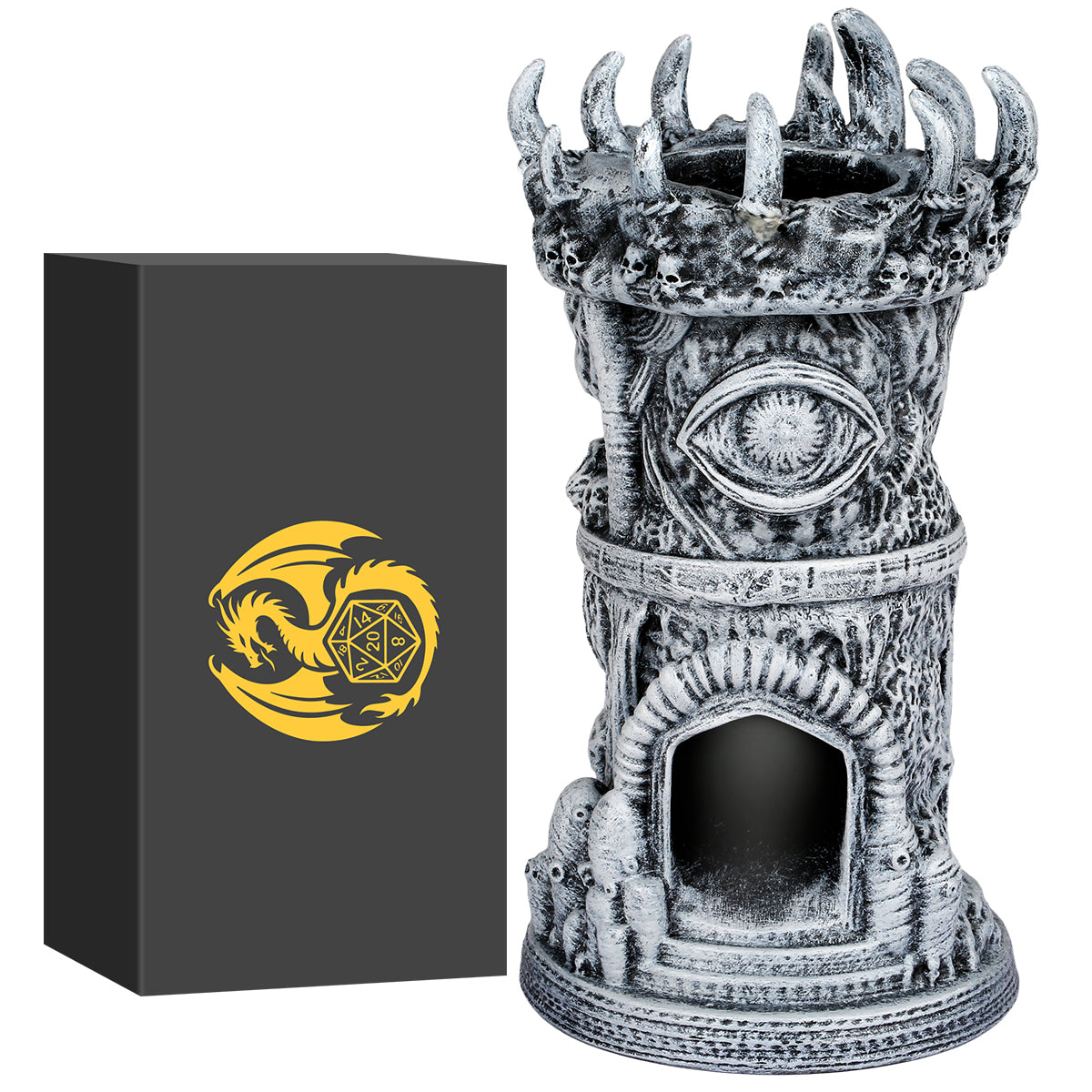 Fantasy - Themed Cyclops Beholder Dice Tower - Resin Craftsmanship, Perfect For Gaming Gatherings