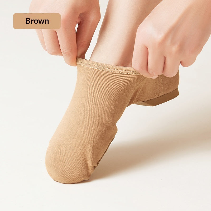 Elastic Fabric Jazz Shoes For Women