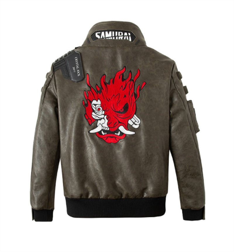 Men's Cos Same Style Leather Jacket