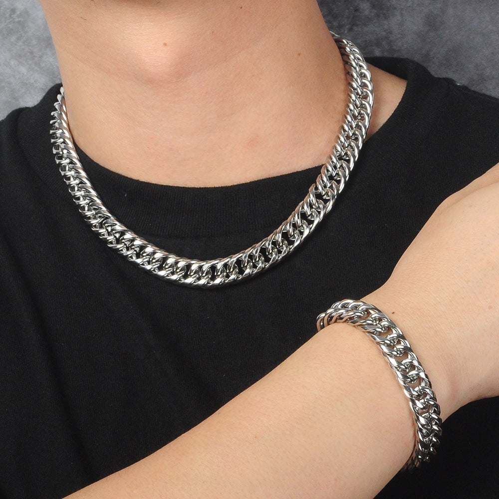 Titanium Steel Necklace For Men That Wont Fade