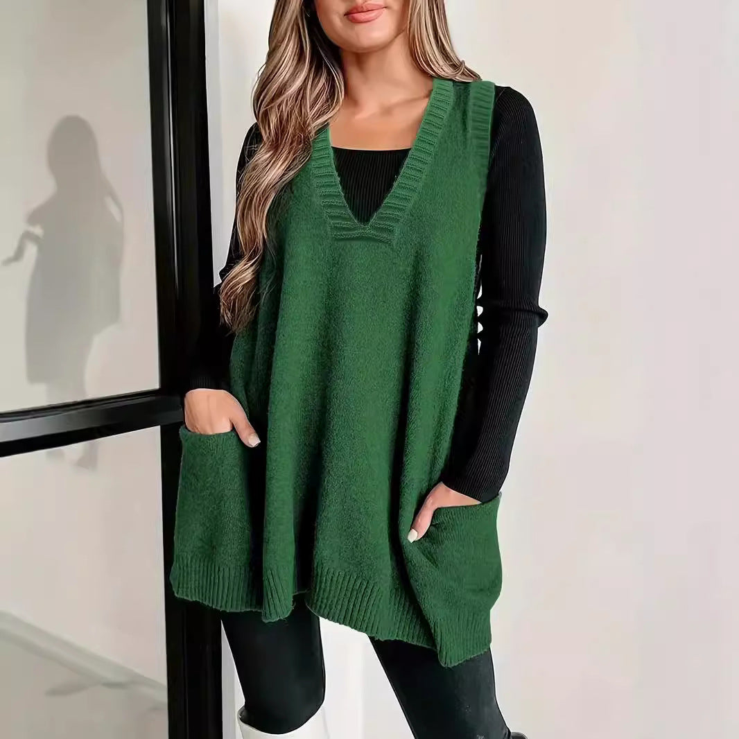 Loose Plus Size Sleeveless Pullover Casual Fashion