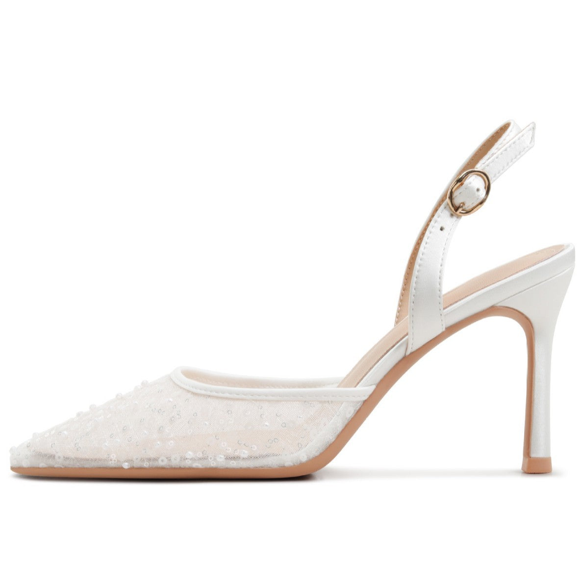 Women's Hollow Bead High-heeled Sandals