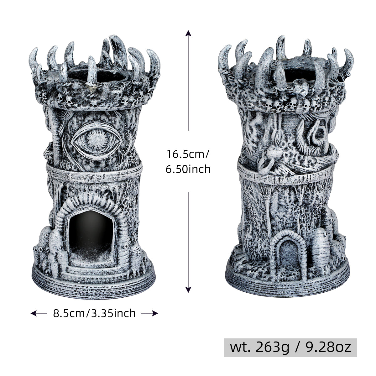 Fantasy - Themed Cyclops Beholder Dice Tower - Resin Craftsmanship, Perfect For Gaming Gatherings